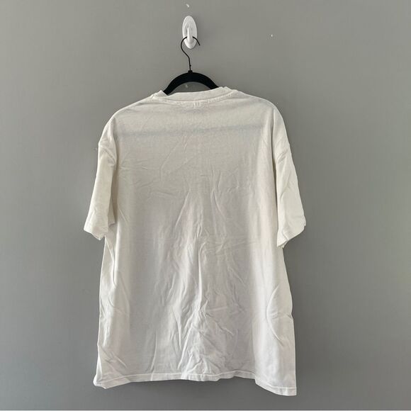 Vintage Single Stitch Graphic Tshirt Potawatomi Home Coming White Black Size XXL - Picture 2 of 9